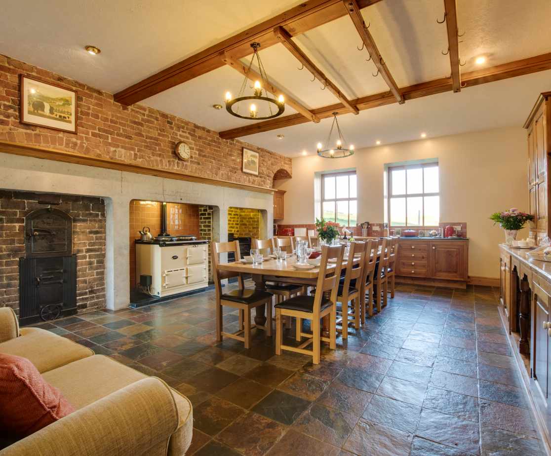A stunning, traditional Welsh kitchen - the heart of the home