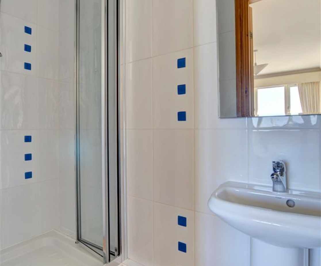 Ensuite bathroom with shower