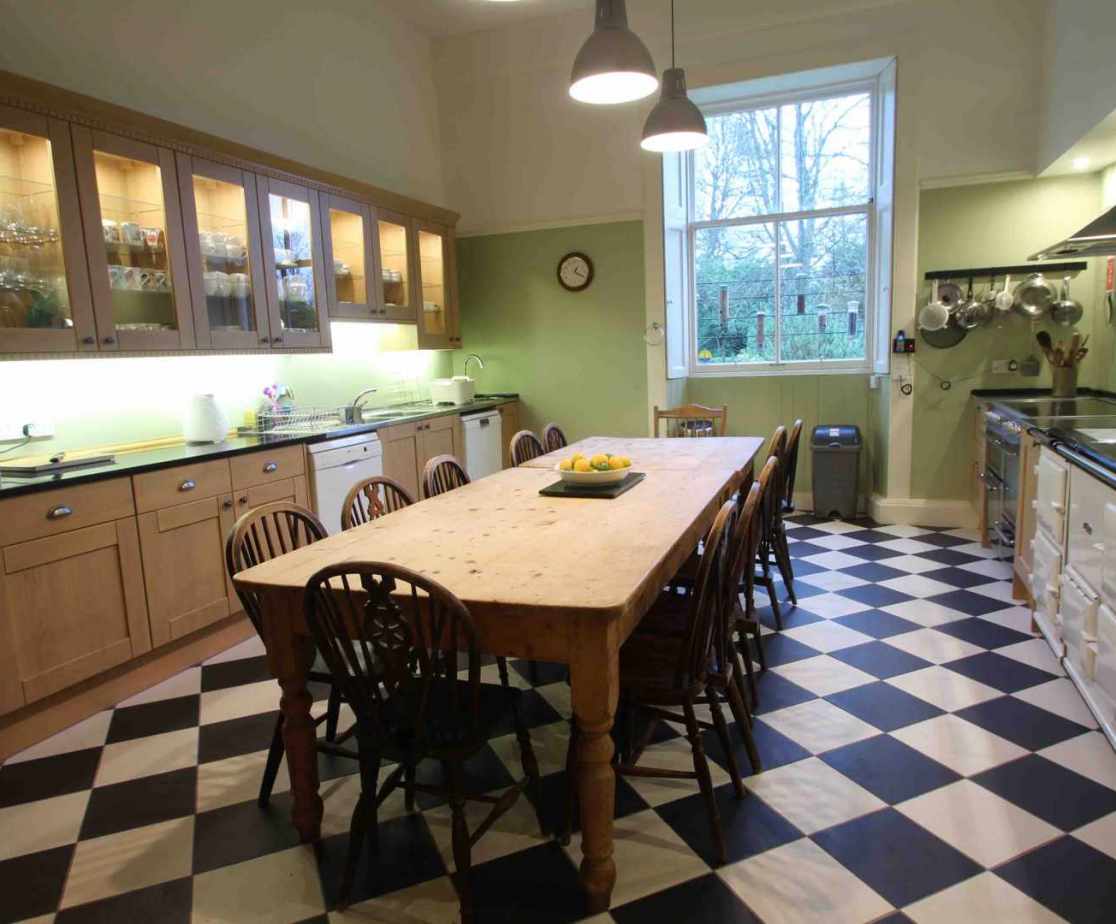 The modern kitchen with AGA and electic rangecookers