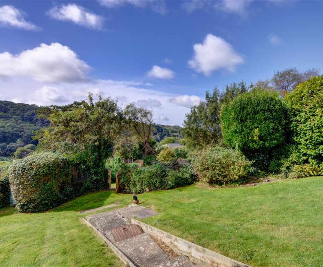 The property has a fantastic garden and wonderful views