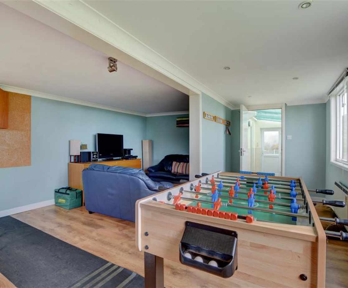 The games room is perfect for all ages