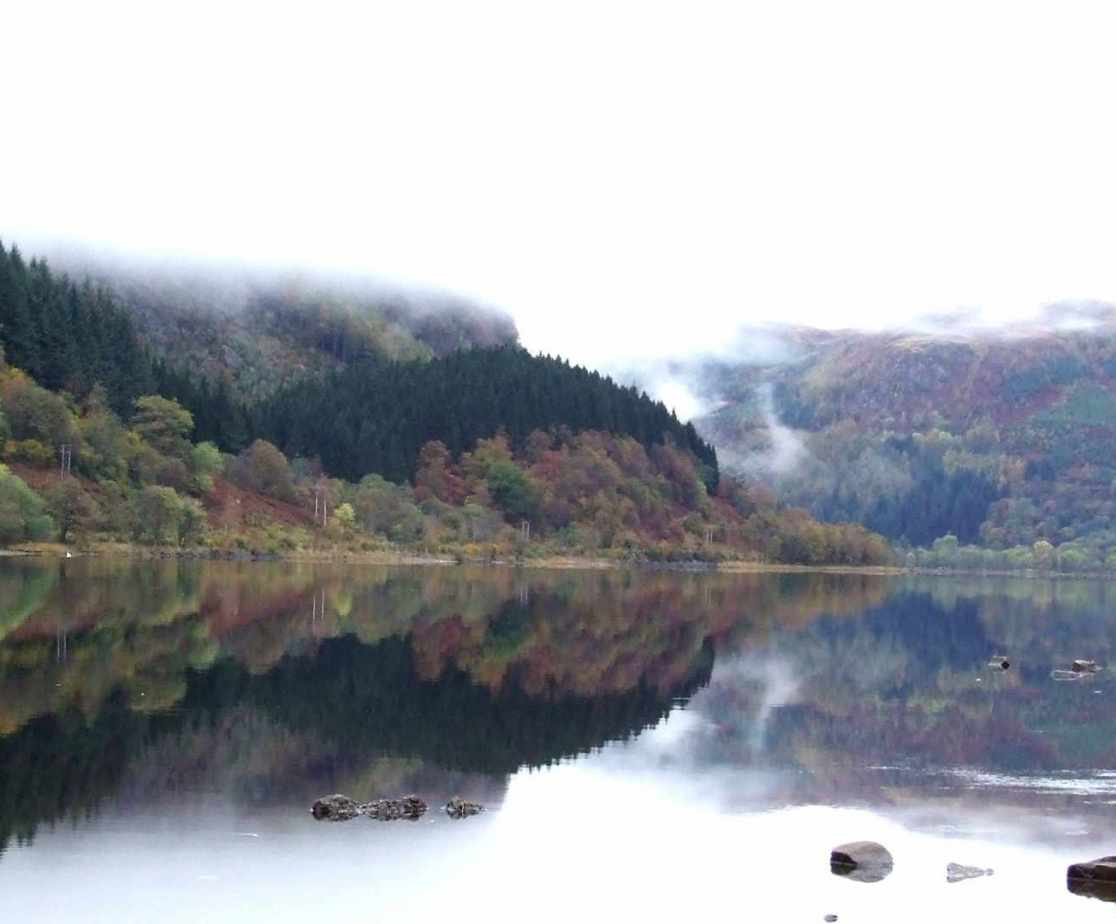Loch Lubnaig is within half an hour of the property
