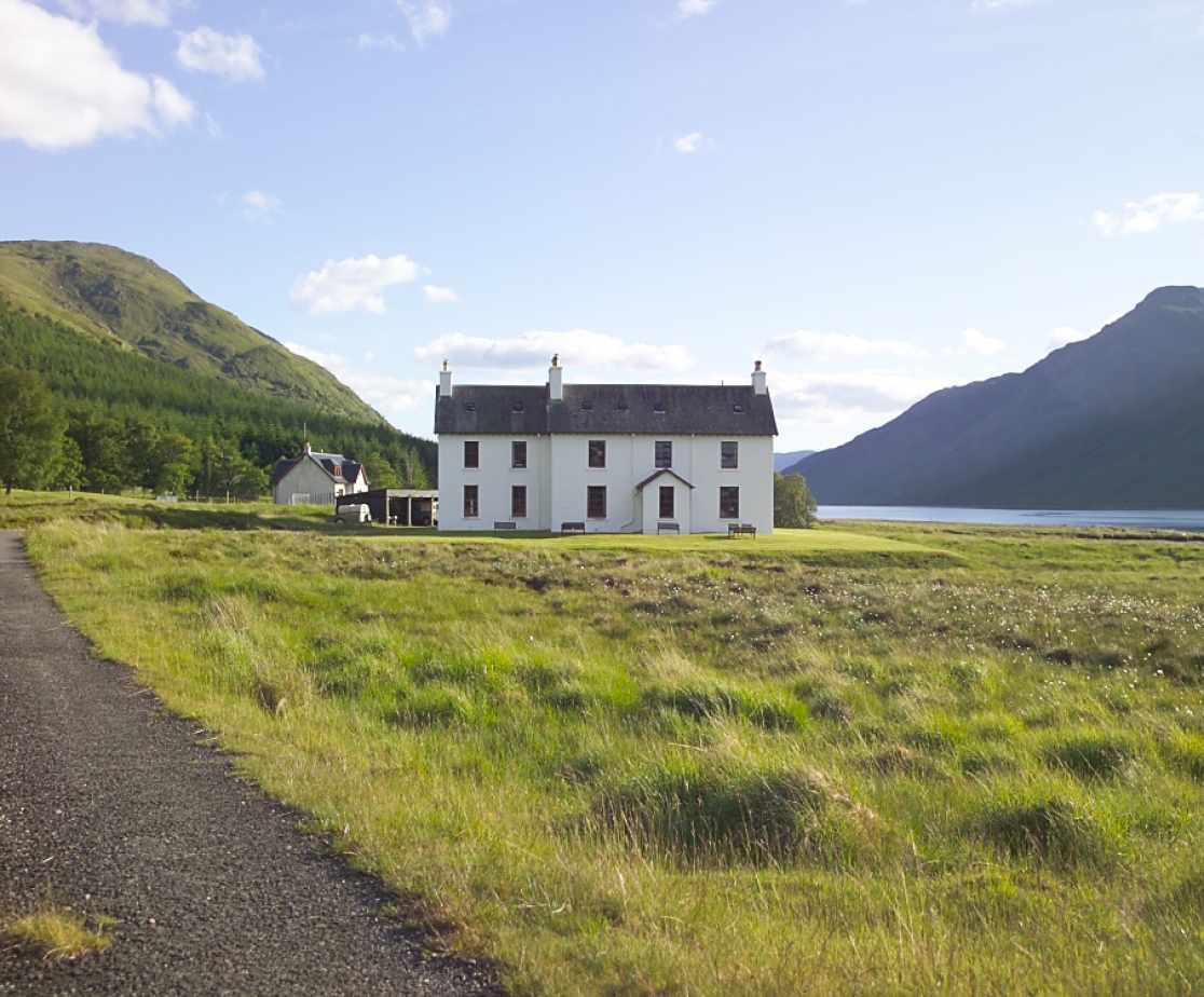Remote Highland Lodge by Loch Ericht