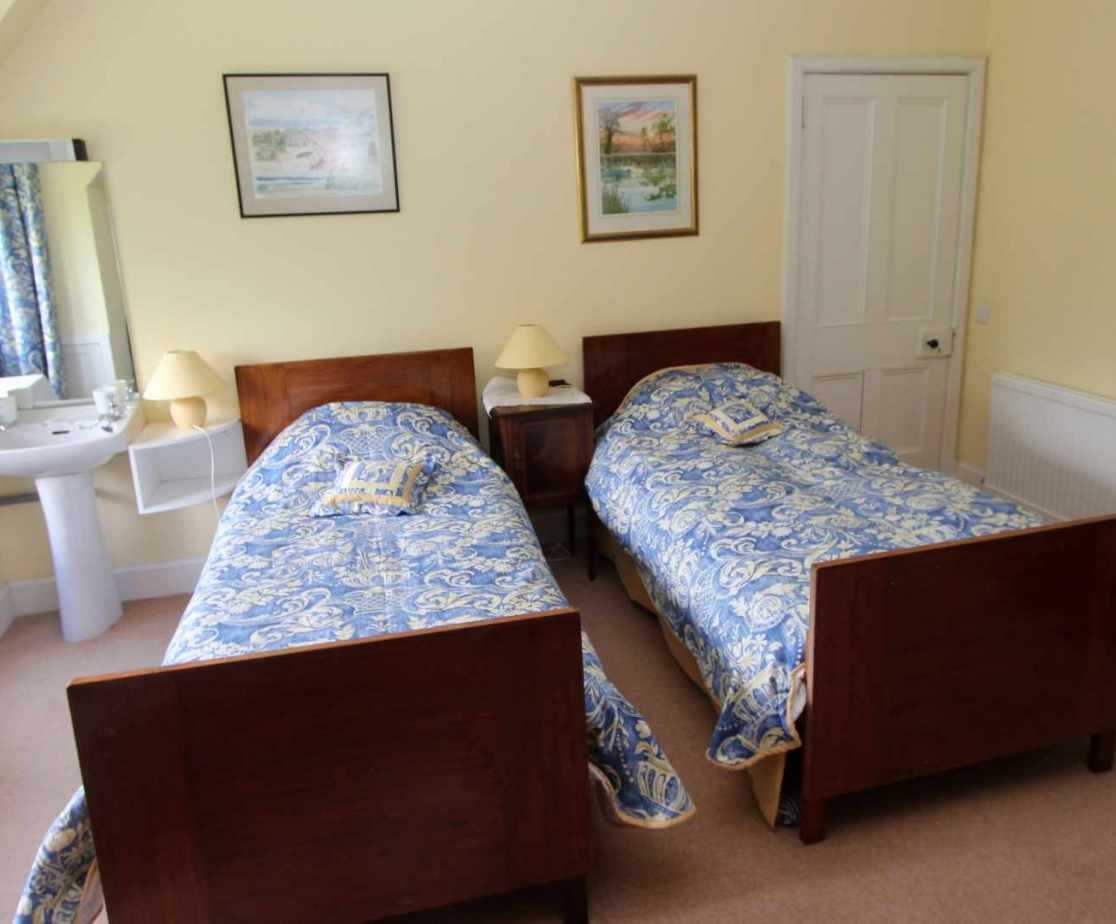 \'Sid\'s\' is a traditional twin bedroom on the second floor