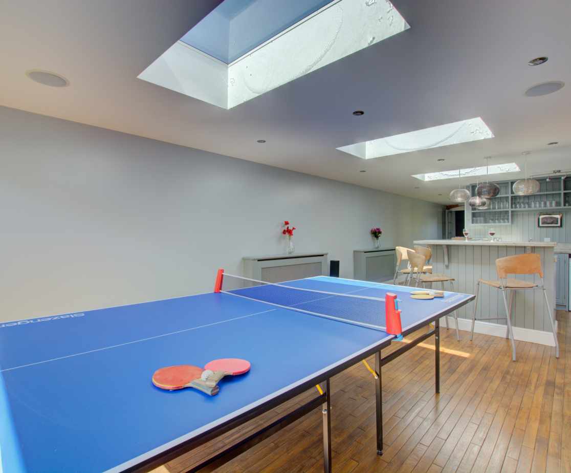Games Room with table tennis