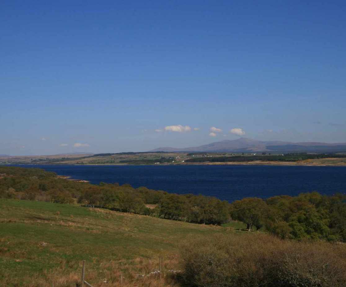 Looking across Loch Shin from the south side