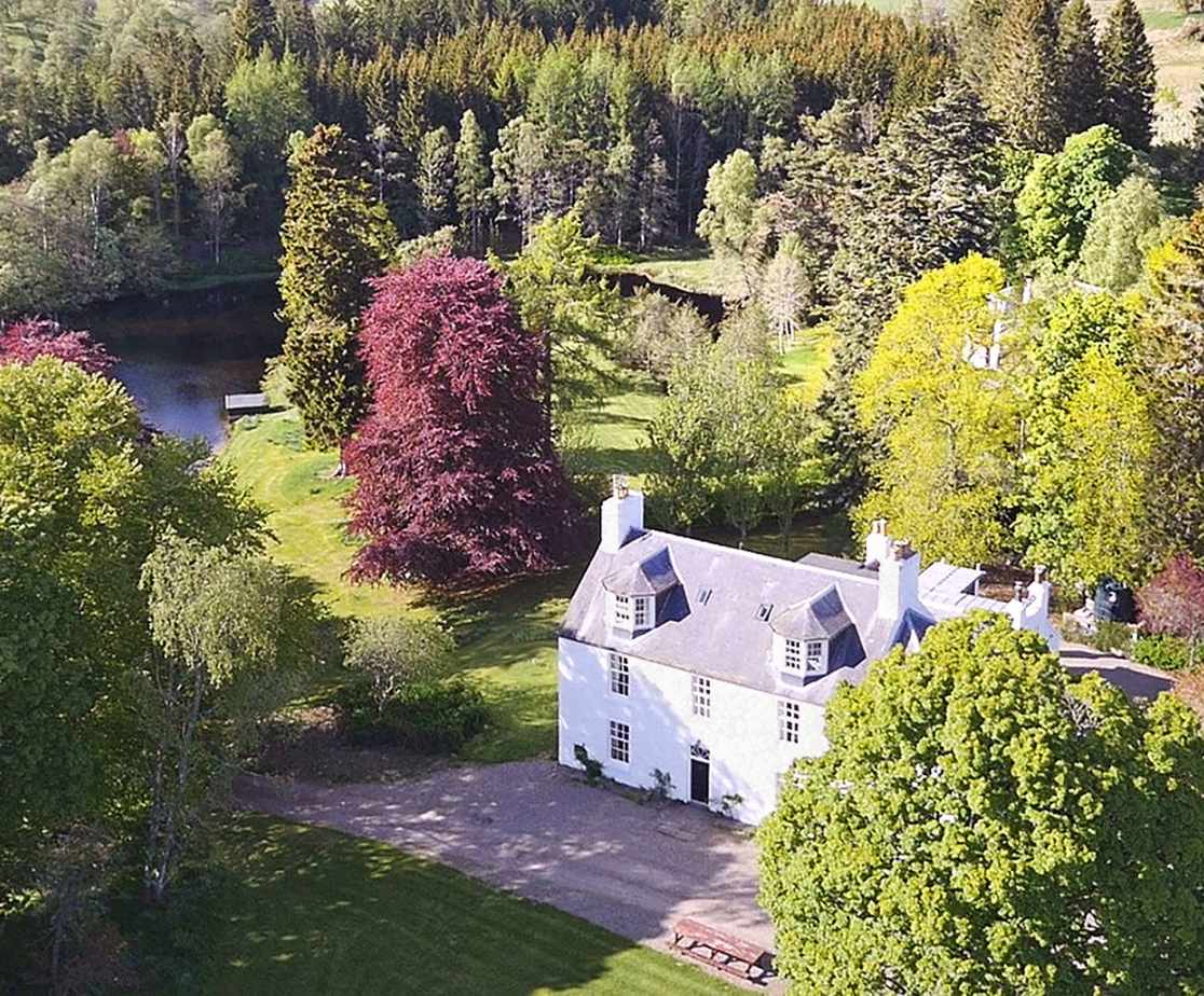 The house offers exclusive accommodation for up to 24 guests in the heart of Perthshire